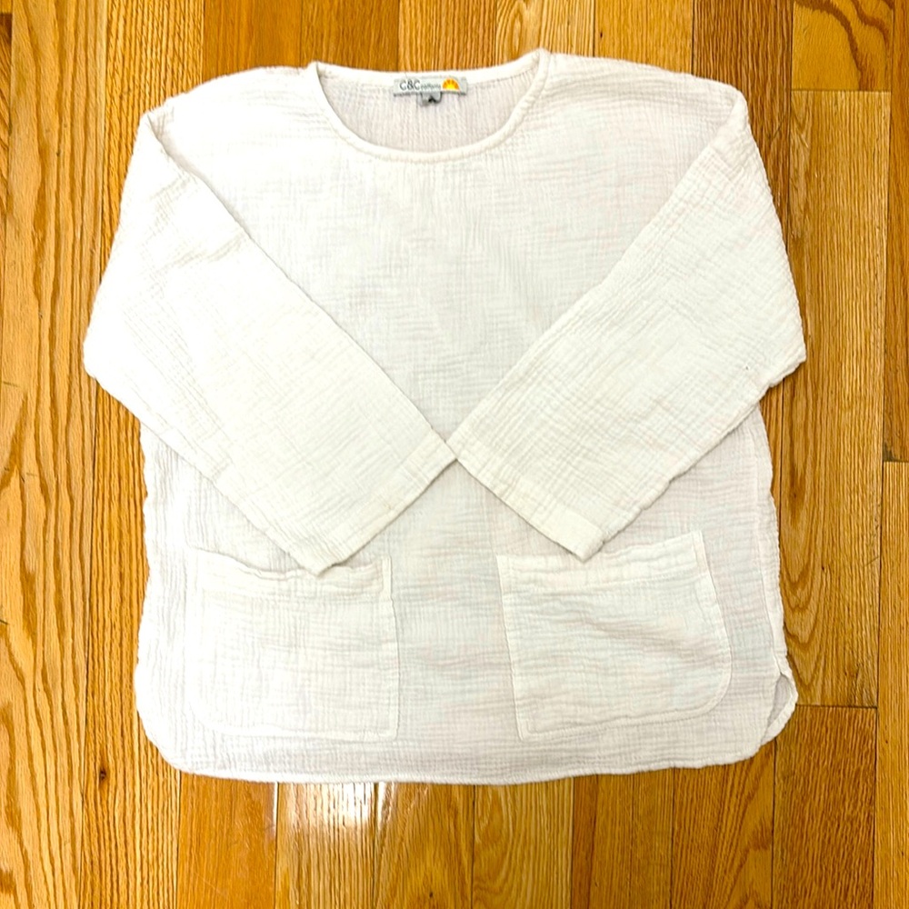 C&C California White Cotton Top